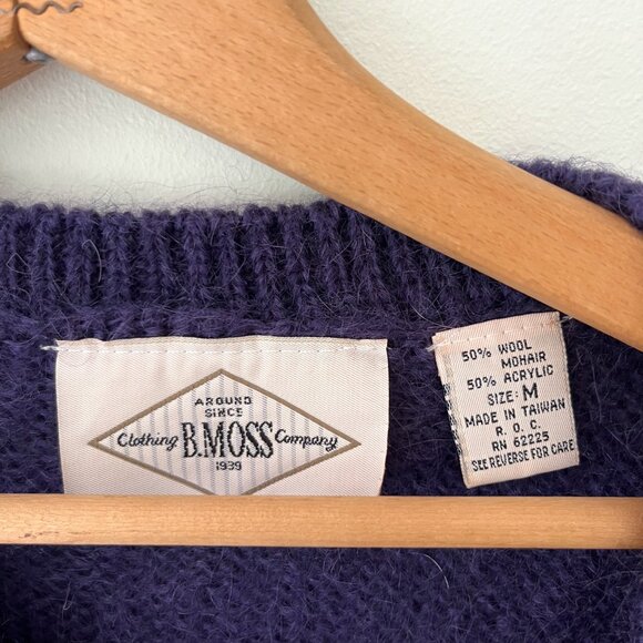 Vintage Mohair Blend Cardigan Sweater - Picture 3 of 7